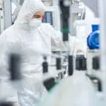 Working On Production Line