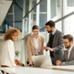 Business People Working Together In The Office