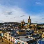 Aerial View Of Truro, The Capital Of Cornwall, England
