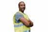Man Folded Arms High Vis 3x2